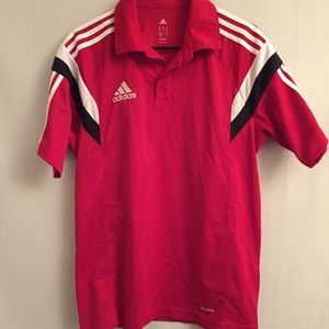 Adidas Collared Short Sleeve Jersey Shirt WB
